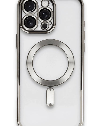 iPhone 16 Pro Kross Magneticsafe Kapak Kılıf - Titan Gri