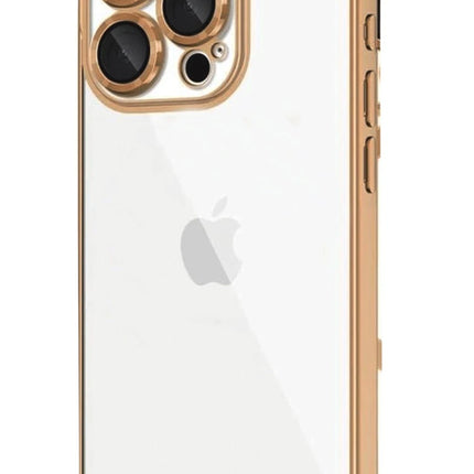 iPhone 16 Pro Razer Lensli Silikon Kılıf - Çöl Titanyum