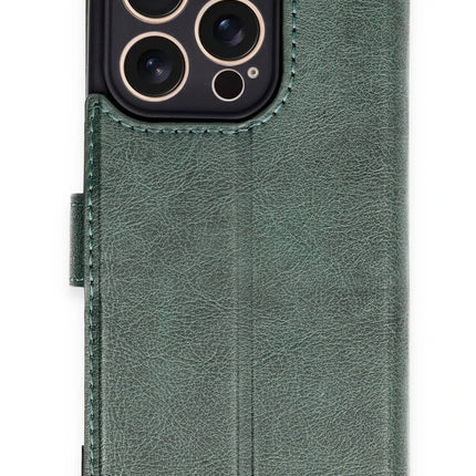 iPhone 16 Pro Trend S Plus Kapaklı Kılıf - Yeşil