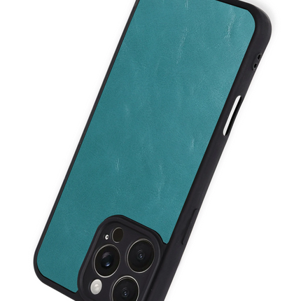 iPhone 16 Pro Max Aras Deri Kapak Kılıf - Açık Yeşil 3