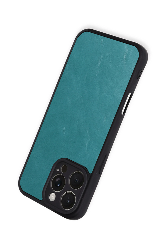 iPhone 16 Pro Max Aras Deri Kapak Kılıf - Açık Yeşil 3