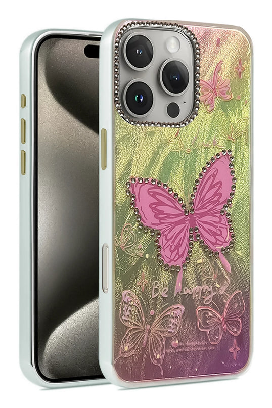 iPhone 16 Pro Max Blade Aynalı Desenli Kapak Kılıf - Desen 5