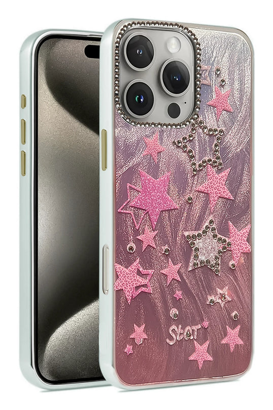 iPhone 16 Pro Max Blade Aynalı Desenli Kapak Kılıf - Desen 7