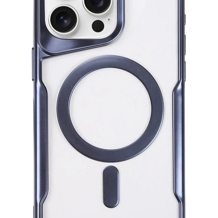 iPhone 16 Pro Max Boyi Magsafe Silikon Kapak Kılıf - Lacivert