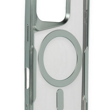 iPhone 16 Pro Max Boyi Magsafe Silikon Kapak Kılıf - Siyah 2