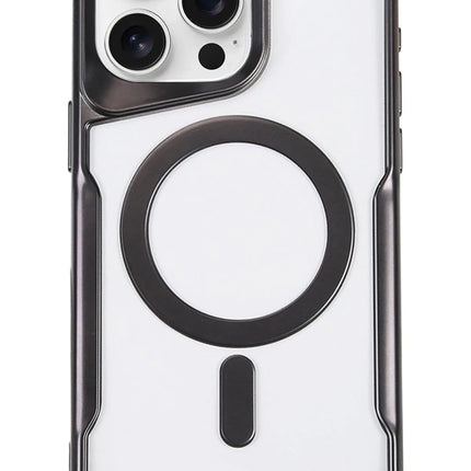 iPhone 16 Pro Max Boyi Magsafe Silikon Kapak Kılıf - Siyah