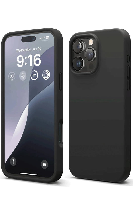 iPhone 16 Pro Max First Silikon Kılıf - Siyah