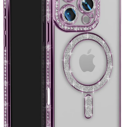 iPhone 16 Pro Max Joke Simli Magneticsafe Kılıf - Derin Mor