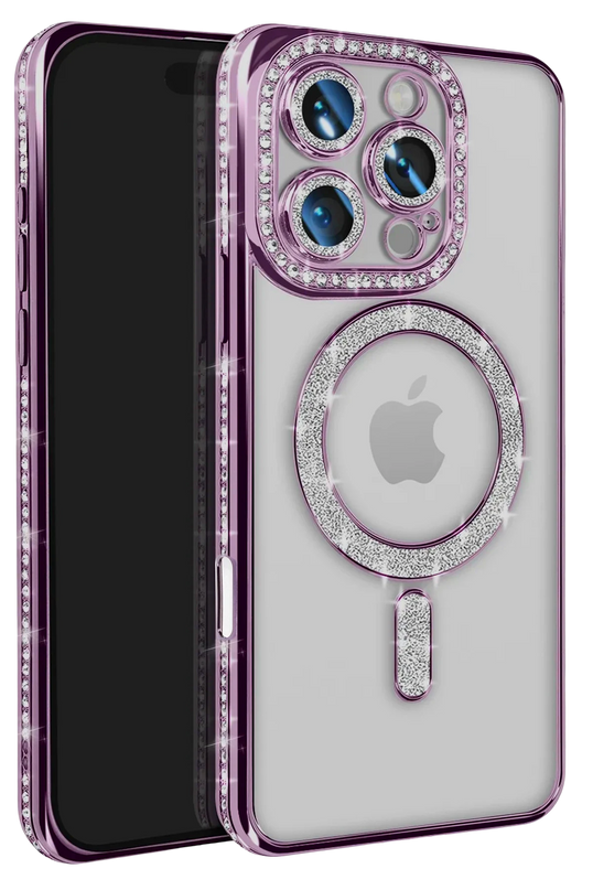 iPhone 16 Pro Max Joke Simli Magneticsafe Kılıf - Derin Mor