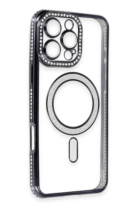 iPhone 16 Pro Max Joke Simli Magneticsafe Kılıf - Gri 3