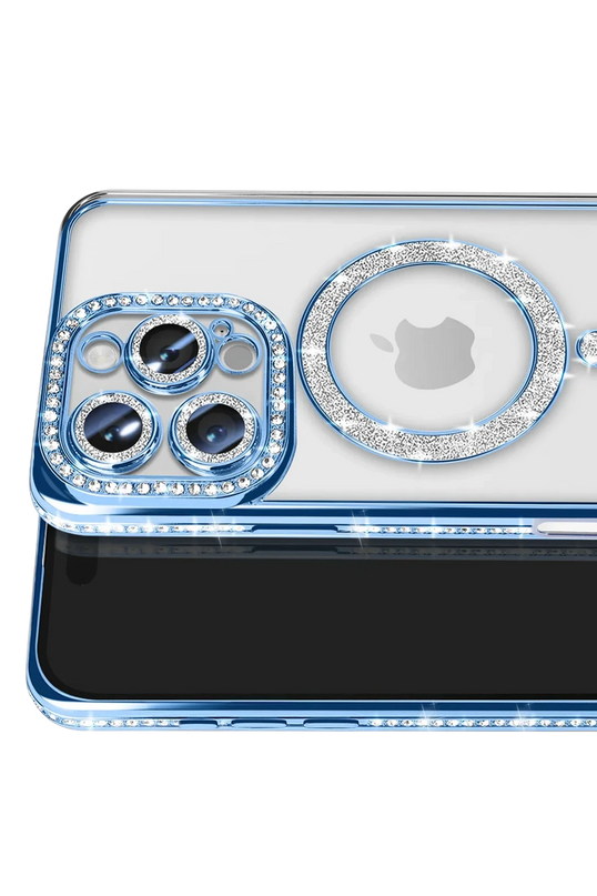 iPhone 16 Pro Max Joke Simli Magneticsafe Kılıf - Mavi 2