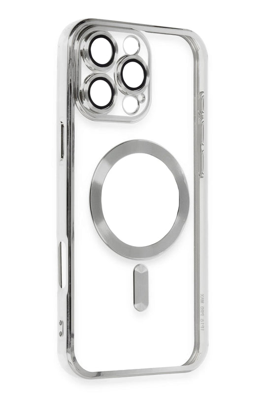 iPhone 16 Pro Max Kross Magneticsafe Kapak Kılıf - Gümüş 2