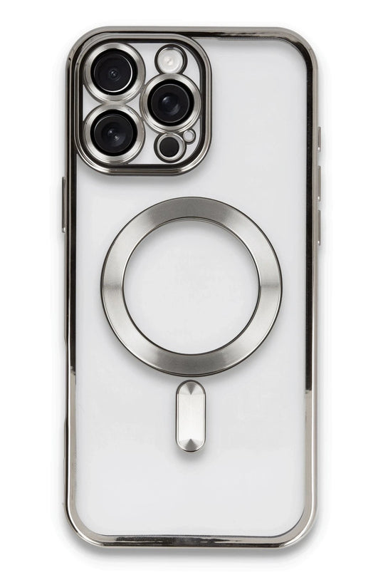 iPhone 16 Pro Max Kross Magneticsafe Kapak Kılıf - Titan Gri