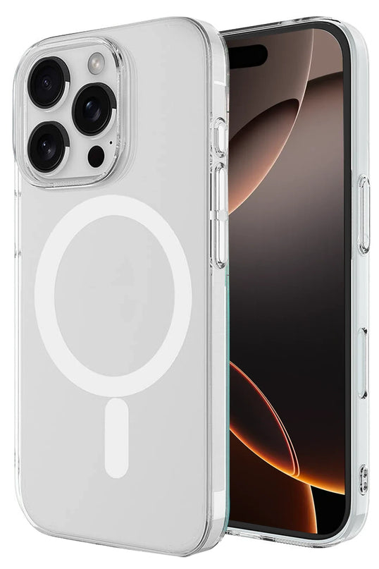 iPhone 16 Pro Max Magneticsafe Şeffaf Silikon Kılıf
