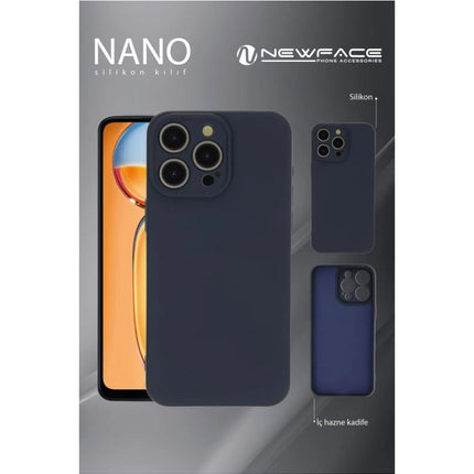 iPhone 16 Pro Max Nano içi Kadife Silikon Kılıf - Mavi 2