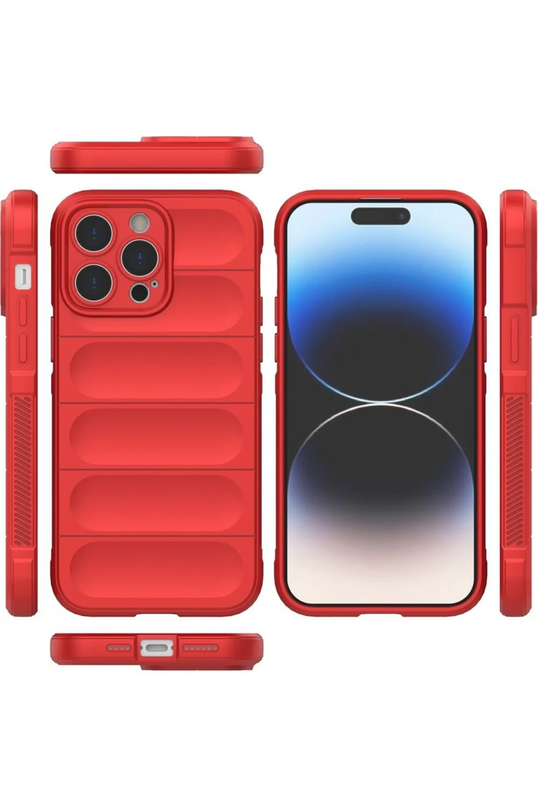 iPhone 16 Pro Max Optimum Silikon Kılıf - Kırmızı 3