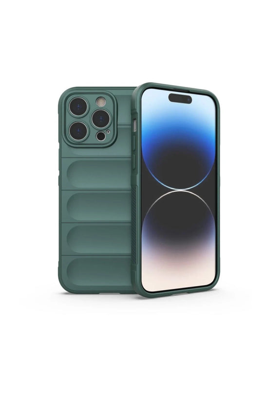 iPhone 16 Pro Max Optimum Silikon Kılıf - Koyu Yeşil
