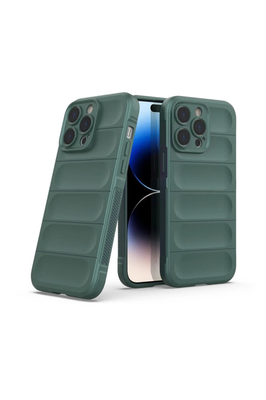iPhone 16 Pro Max Optimum Silikon Kılıf - Koyu Yeşil 4