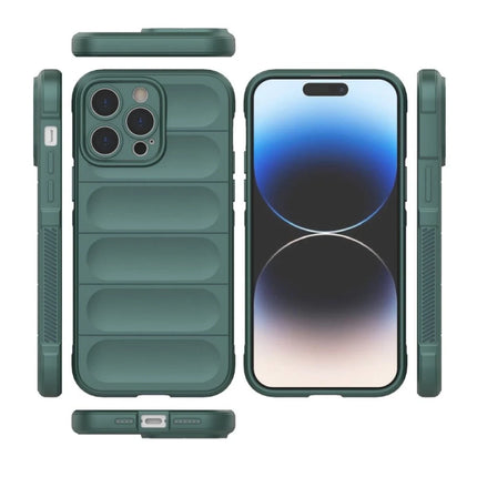 iPhone 16 Pro Max Optimum Silikon Kılıf - Koyu Yeşil 3