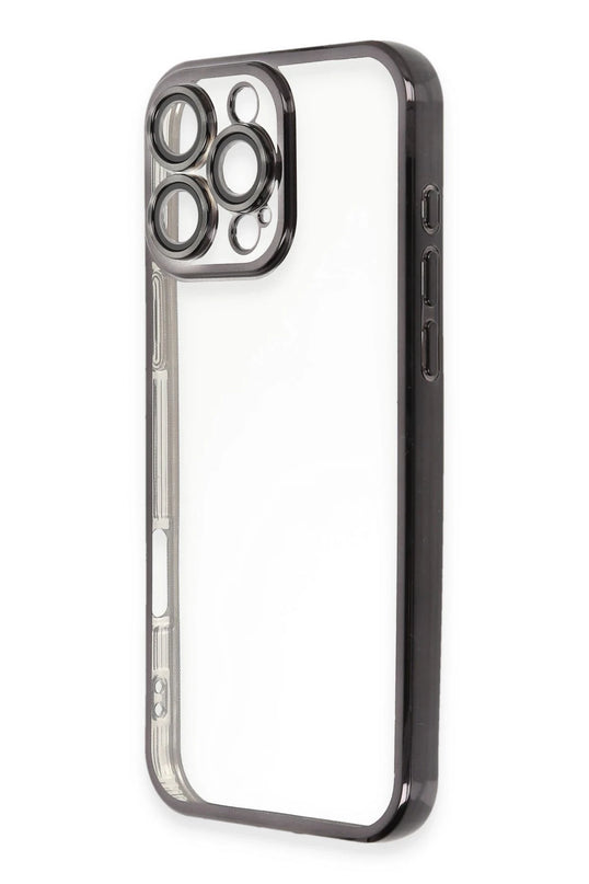 iPhone 16 Pro Max Razer Lensli Silikon Kılıf - Siyah 2