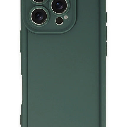 iPhone 16 Pro Max Viera Silikon Kılıf - Koyu Yeşil 2