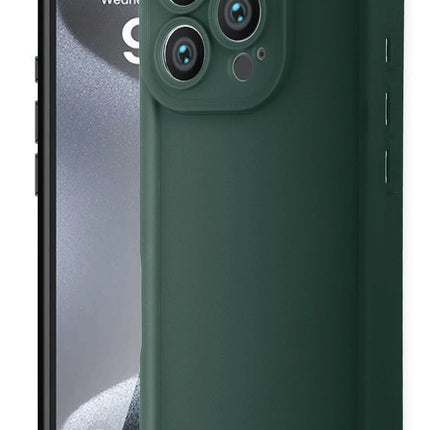 iPhone 16 Pro Max Viera Silikon Kılıf - Koyu Yeşil