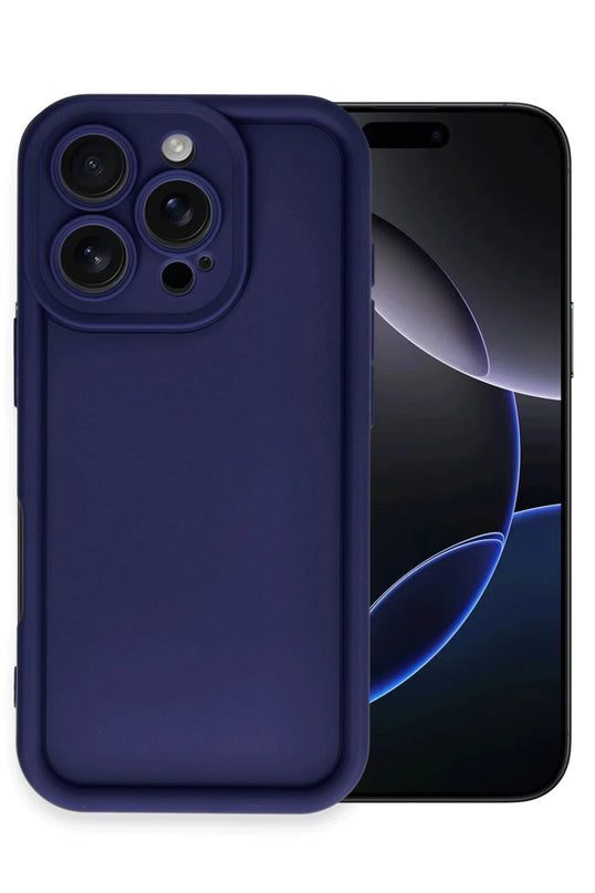 iPhone 16 Pro Max Viera Silikon Kılıf - Lacivert 5