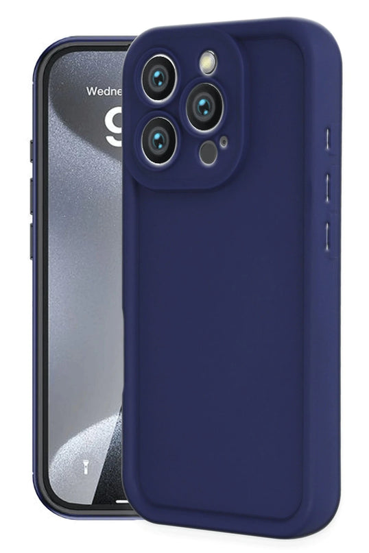 iPhone 16 Pro Max Viera Silikon Kılıf - Lacivert