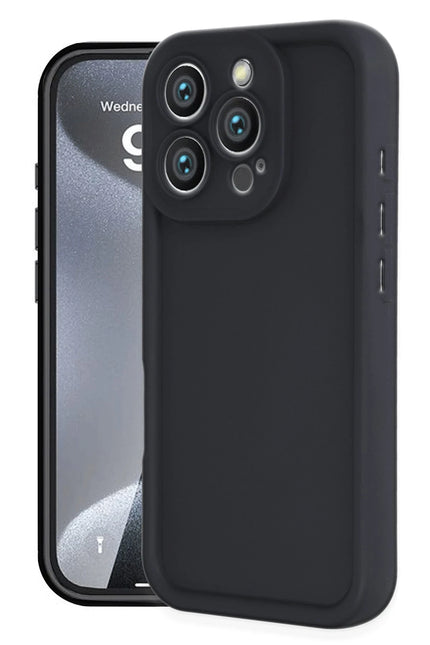 iPhone 16 Pro Max Viera Silikon Kılıf - Siyah