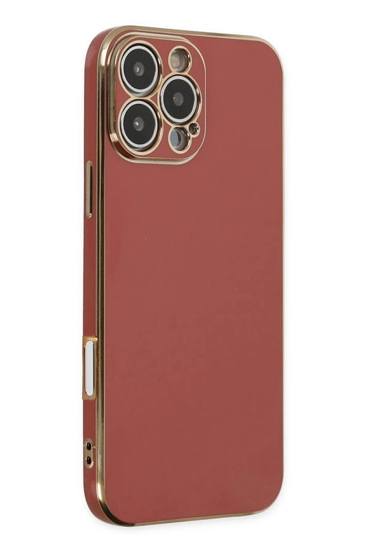 iPhone 16 Pro Max Volet Silikon Kılıf - Kırmızı