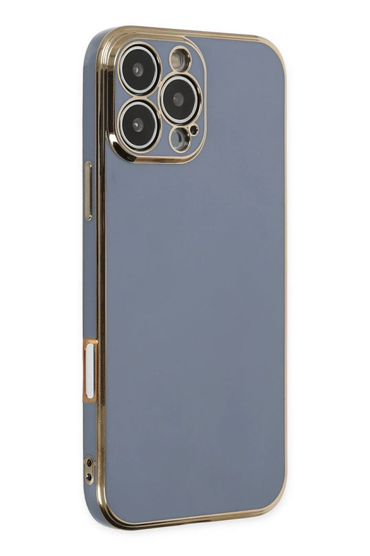 iPhone 16 Pro Max Volet Silikon Kılıf - Mavi