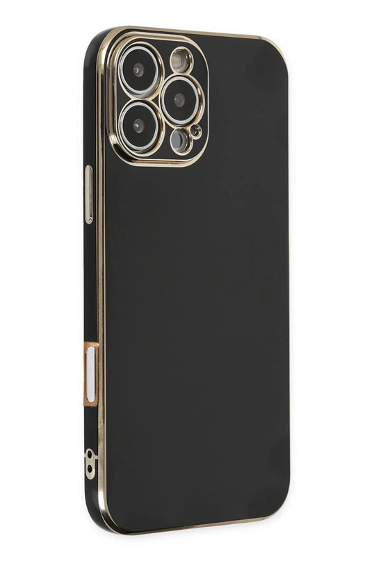 iPhone 16 Pro Max Volet Silikon Kılıf - Siyah