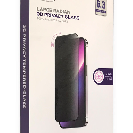iPhone 16E Bilvis 3D Radian Hayalet Cam Ekran Koruyucu