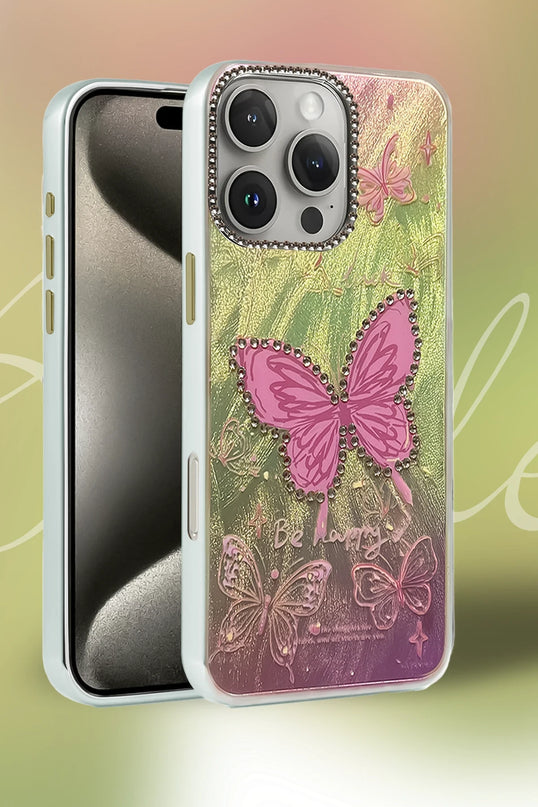 iPhone 16E Blade Aynalı Desenli Kapak Kılıf - Desen 6 2