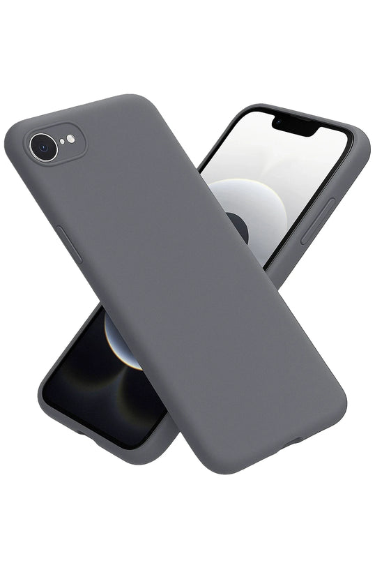 iPhone 16E First Silikon Kılıf - Gri