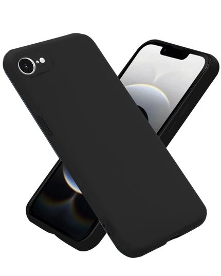 iPhone 16E First Silikon Kılıf - Siyah