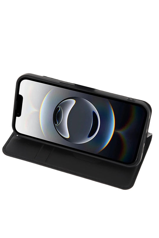 iPhone 16E Trend S Plus Kapaklı Kılıf - Siyah 3