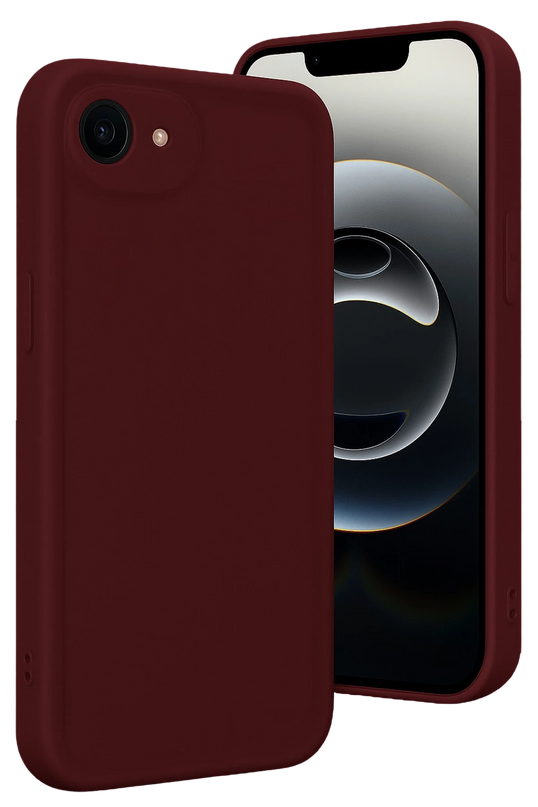 iPhone 16E Viera Silikon Kılıf - Bordo