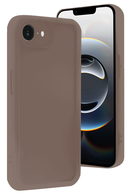 iPhone 16E Viera Silikon Kılıf - Kahverengi