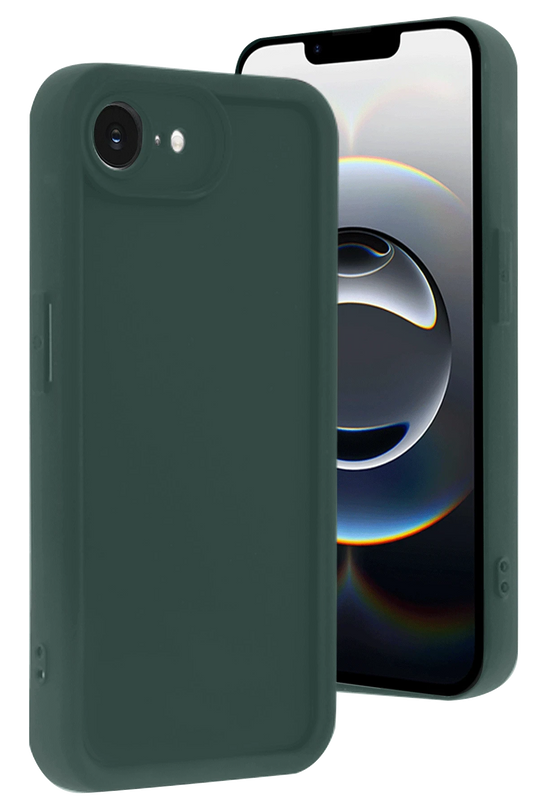 iPhone 16E Viera Silikon Kılıf - Koyu Yeşil