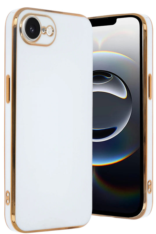iPhone 16E Volet Silikon Kılıf - Beyaz