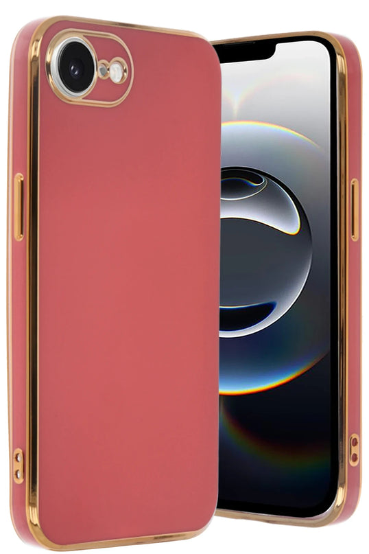 iPhone 16E Volet Silikon Kılıf - Kırmızı