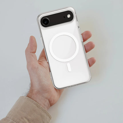 iPhone 17 Air Magneticsafe Şeffaf Silikon Kılıf 4