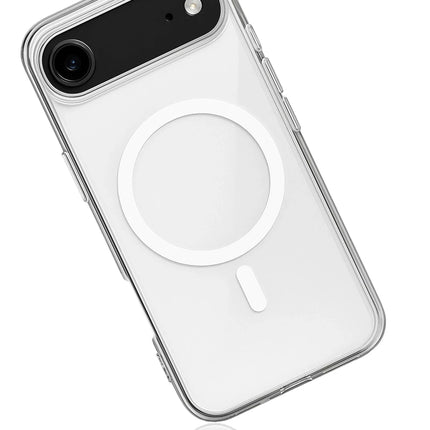 iPhone 17 Air Magneticsafe Şeffaf Silikon Kılıf 3