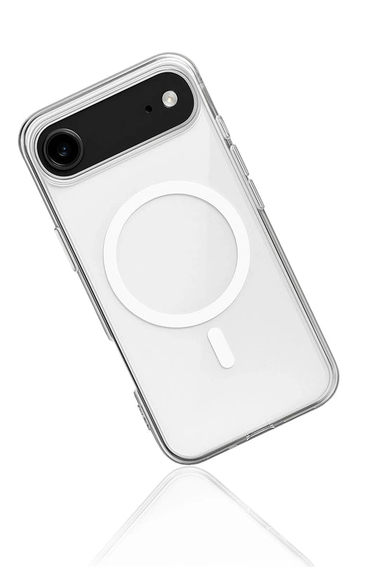 iPhone 17 Air Magneticsafe Şeffaf Silikon Kılıf 3
