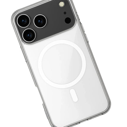 iPhone 17 Pro Magneticsafe Şeffaf Silikon Kılıf 3
