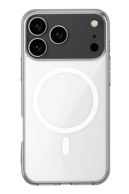 iPhone 17 Pro Magneticsafe Şeffaf Silikon Kılıf