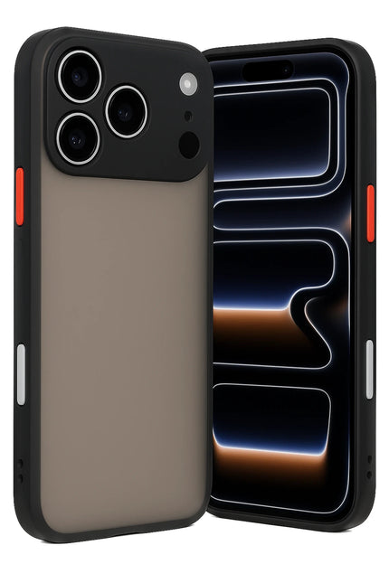 iPhone 17 Pro Montreal Silikon Kapak Kılıf - Siyah