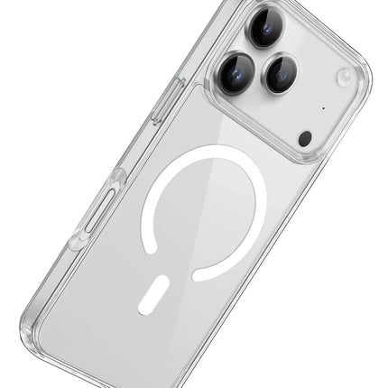 iPhone 18 Pro/17 Pro Pc Real Magsafe Kapak Kılıf - Şeffaf 3