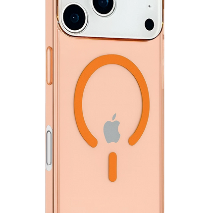 iPhone 18 Pro/17 Pro Pc Real Magsafe Kapak Kılıf - Turuncu